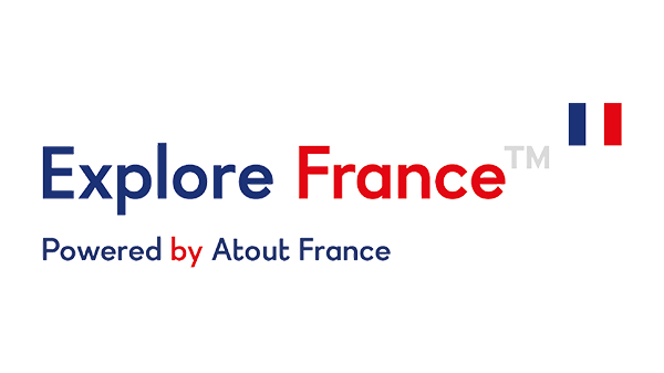 Logo Franse Toeristenorganisatie - Explore France - op transparante achtergrond - 600 * 337 pixels
